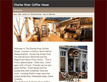 Tablet Screenshot of charlesrivercoffeehouse.com